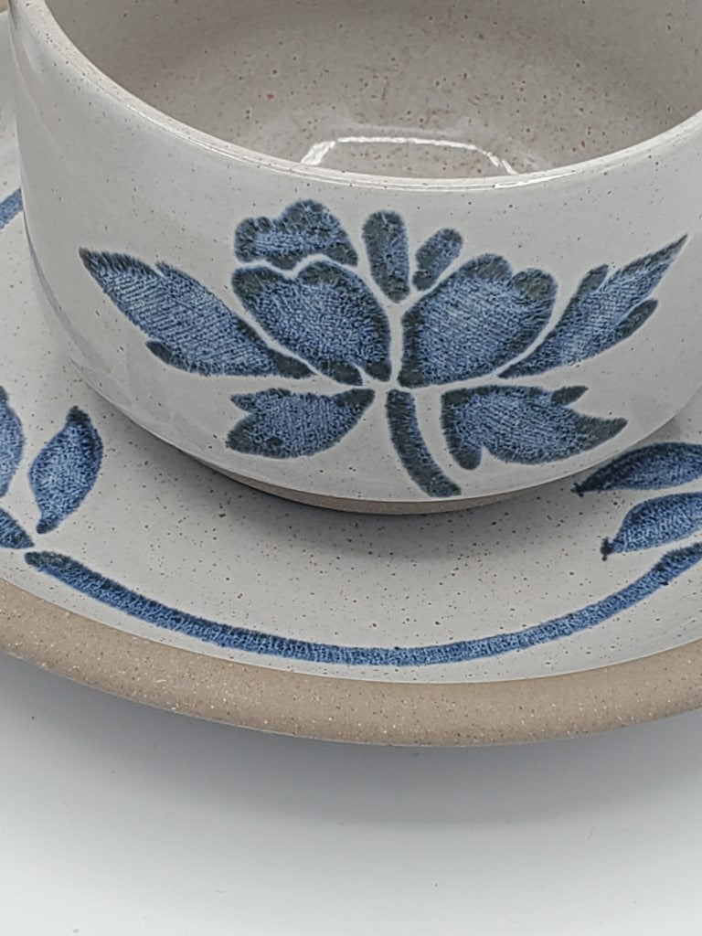 Set of 5 W R Midwinter Blue Print England Cup & Saucer Sets LK