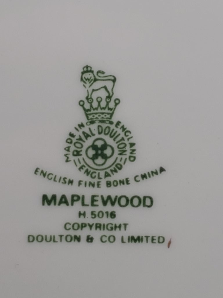 Set of 2 Royal Doulton Maplewood Dinner Plates LK