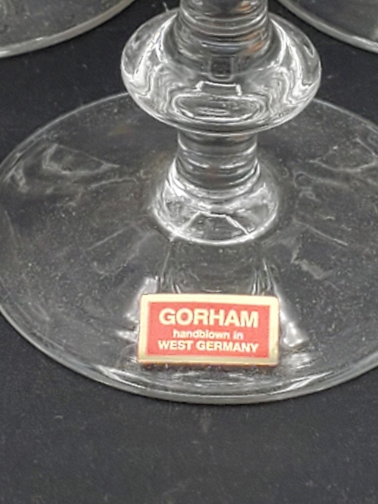 Set of 5 Gorham Elegence Water Goblets LK