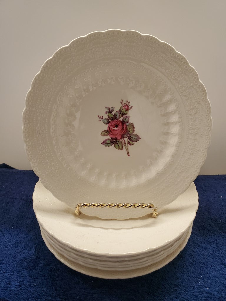 Set of 8 Spode Billingsley Rose Bread & Butter Plates LK