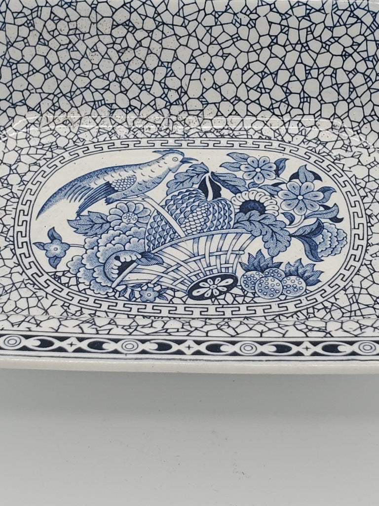 Adams Chinese Bird 9" Oval Vegetable Bowl LK