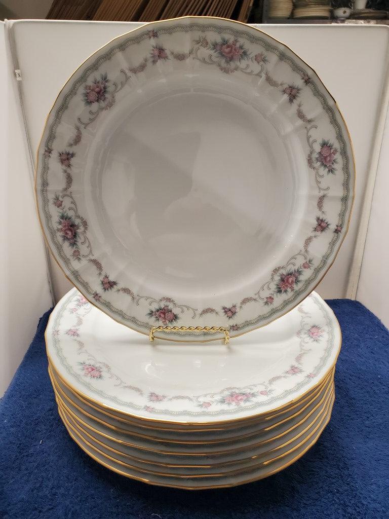 Set of 8 Noritake Elmsford Salad Plates LK