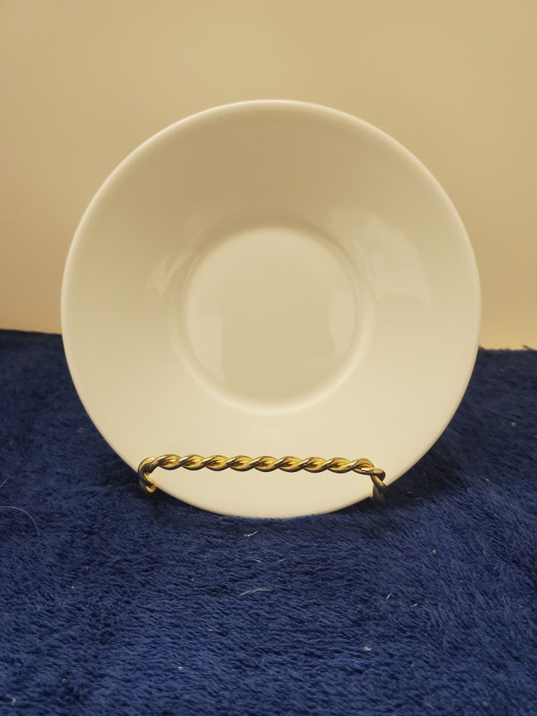 Set of 6 Wedgwood Jasper Conran Casual Cream Espresso Saucers