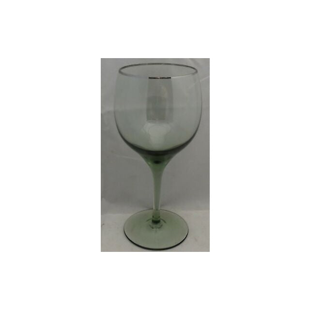 Lenox Green Shadow (Platinum Trim) Water Goblet (Imperfect)