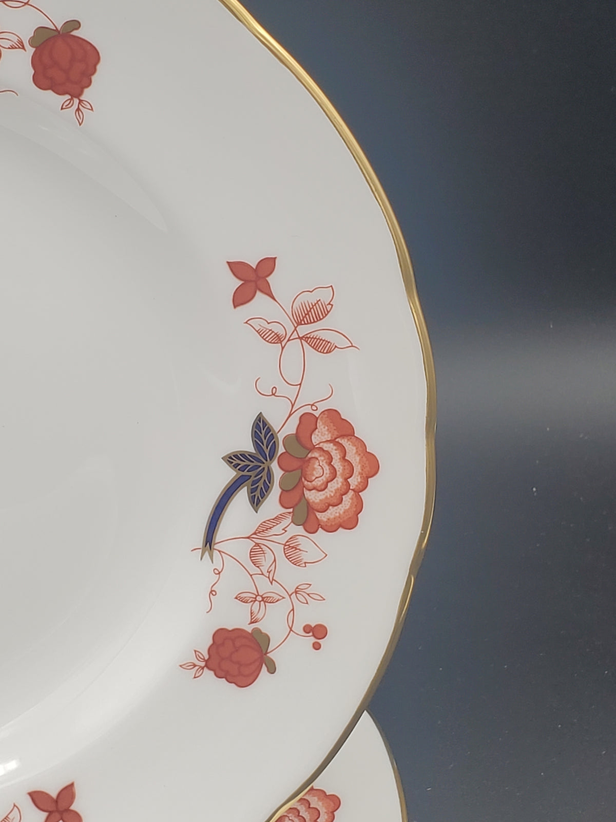 Set of 5 Royal Crown Derby Bali (Ely Chelsea) Salad Plates LK