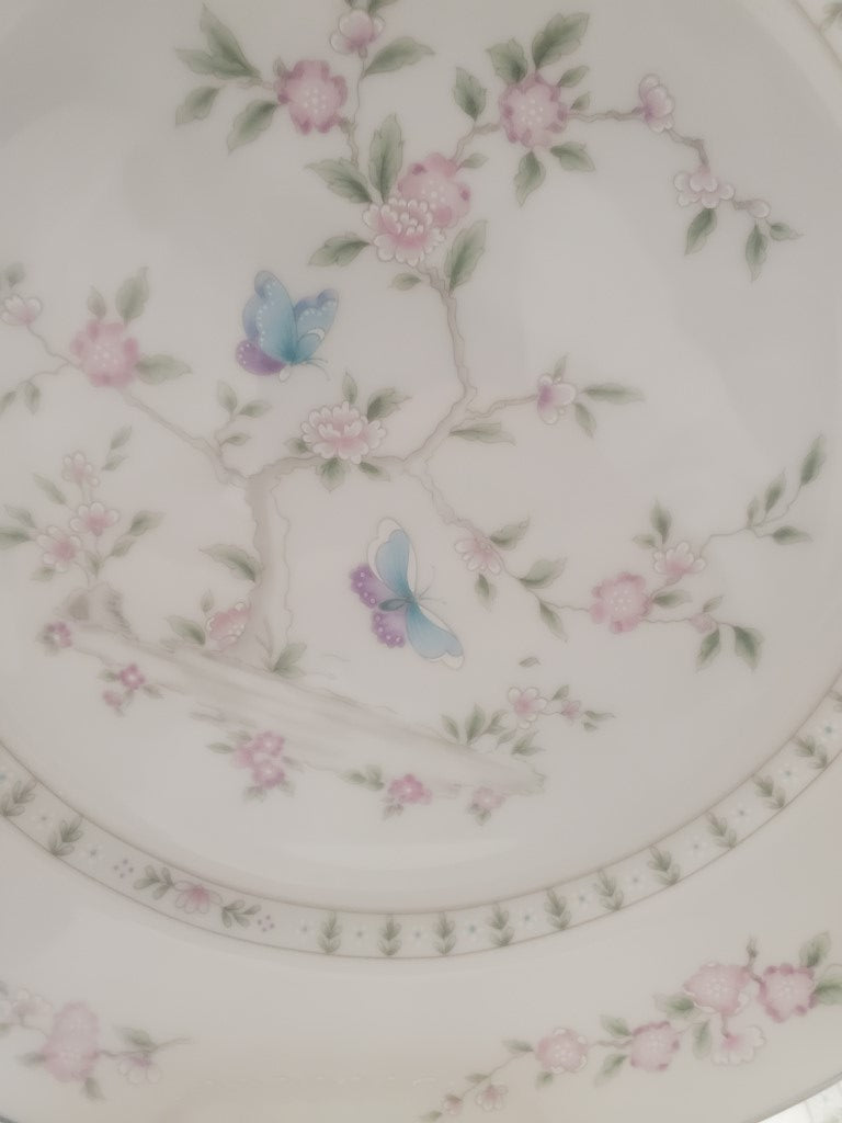 Set of 4 Lenox Tea Garden Dinner Plates LK