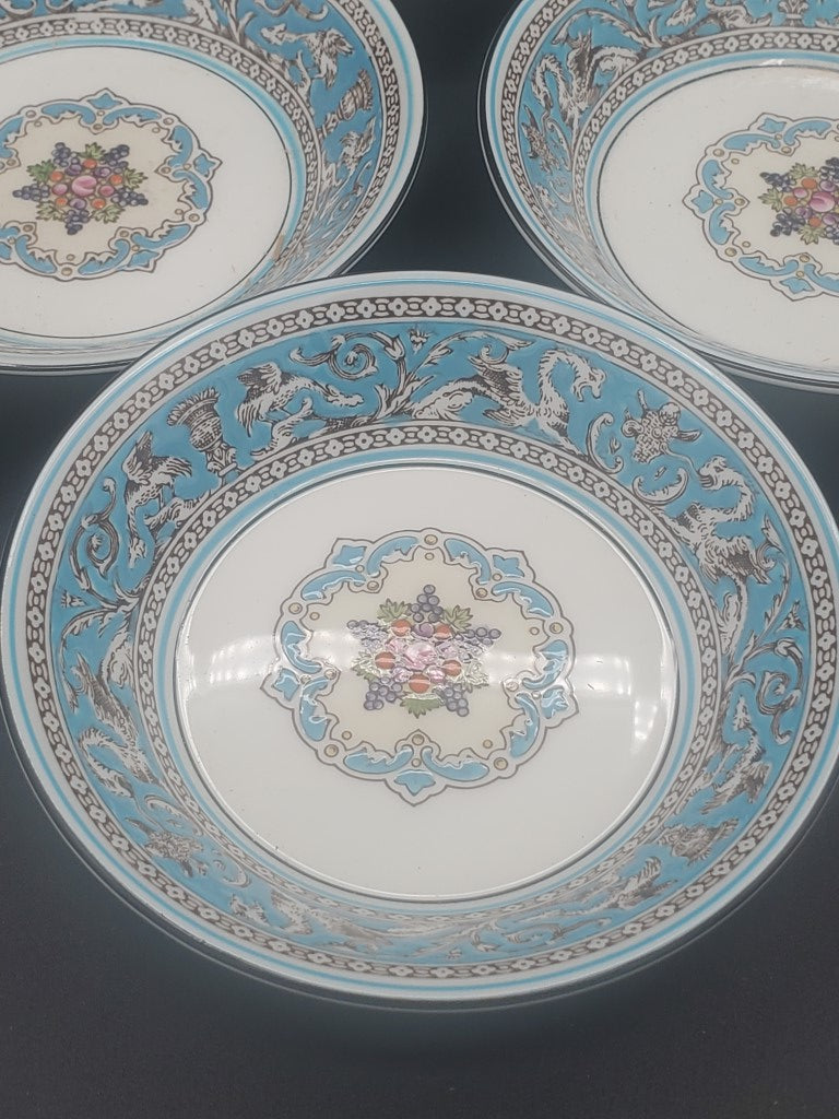 Set of 6 Wedgwood Florentine Turquoise (W2714) Fruit Bowls LK