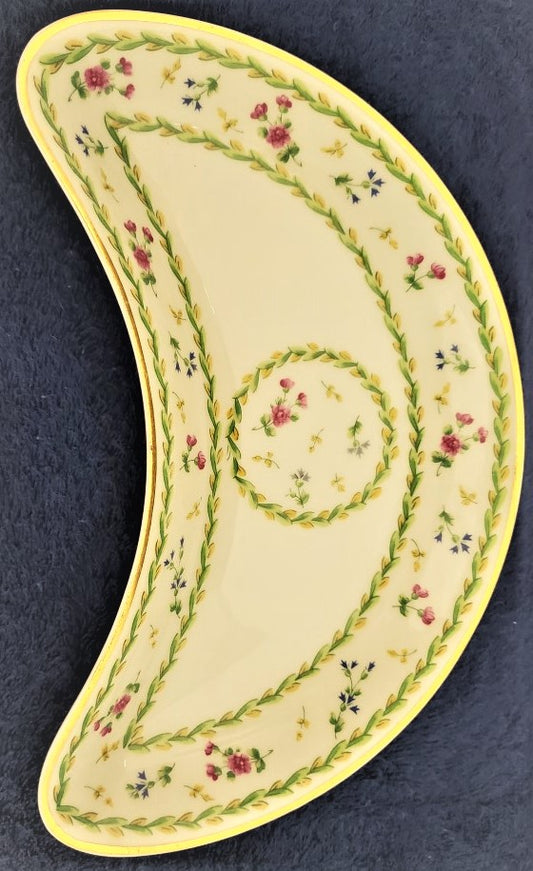 Bernardaud Artois Vert Crescent Dish