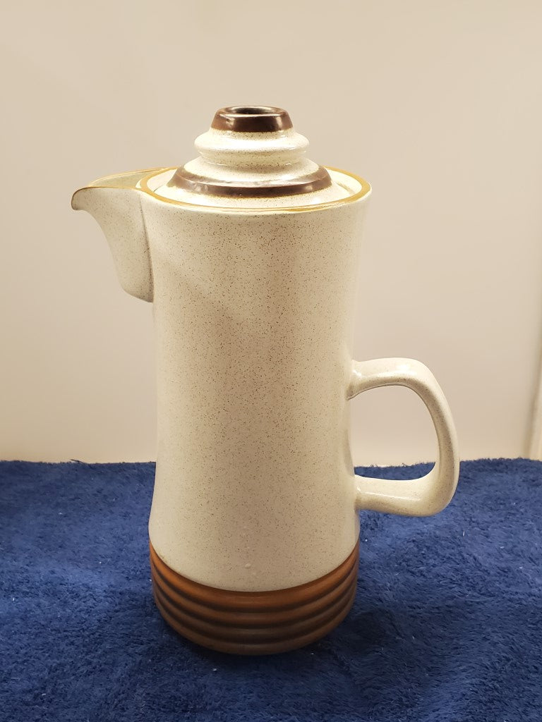 Denby Potter's Wheel Rust Red Coffee Pot LK