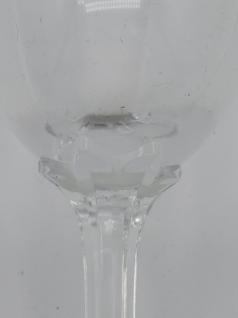 Set of 5 Lenox Crystal Allure (Optic) Water Goblets LK