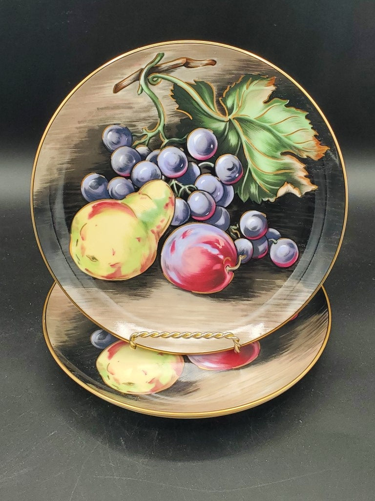 Set of 2 Fitz & Floyd Palladian Fruit Salad Plates LK