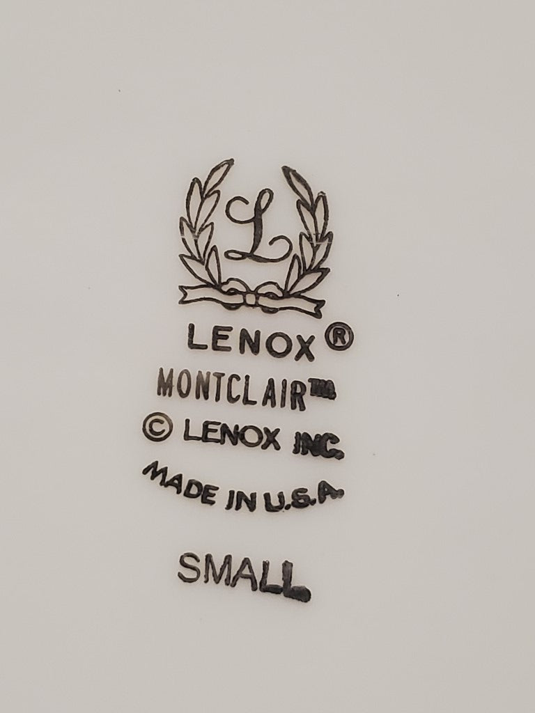 13" Lenox Montclair Oval Serving Platter LK