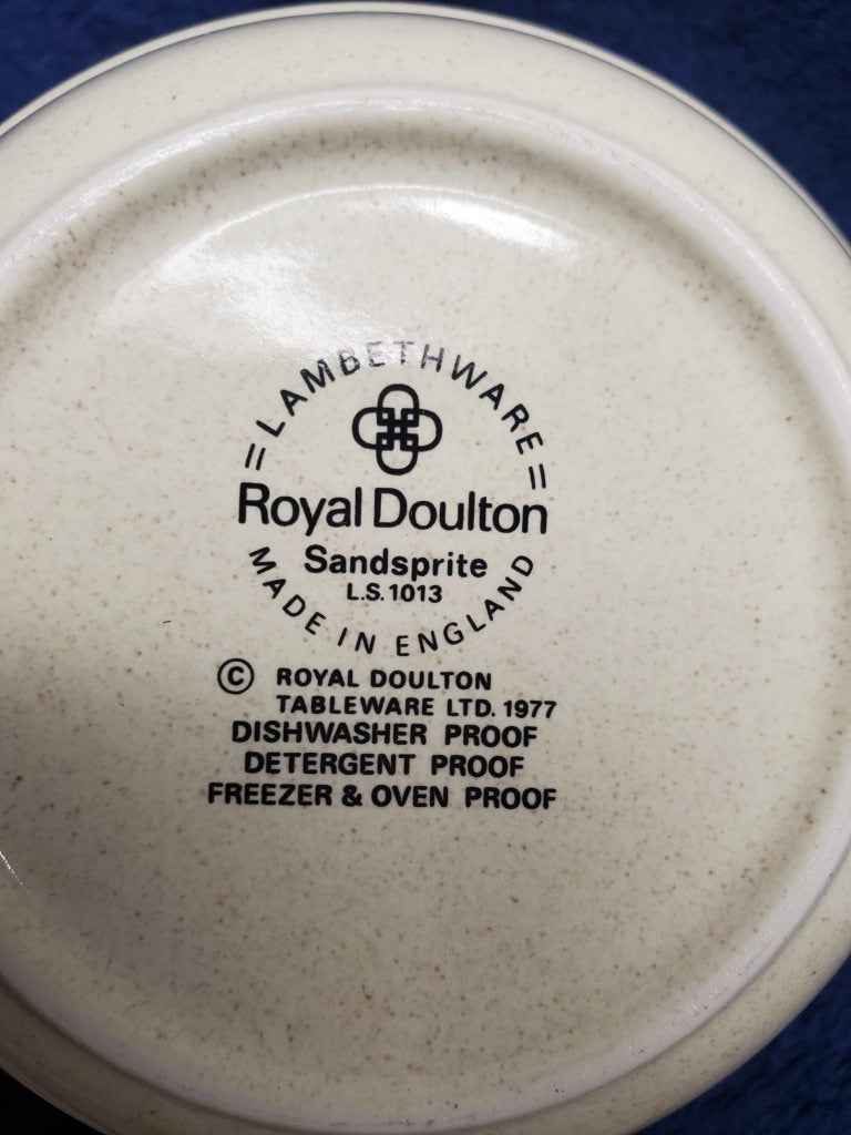 Set of 4 Royal Doulton Sandsprite Cereal Bowls