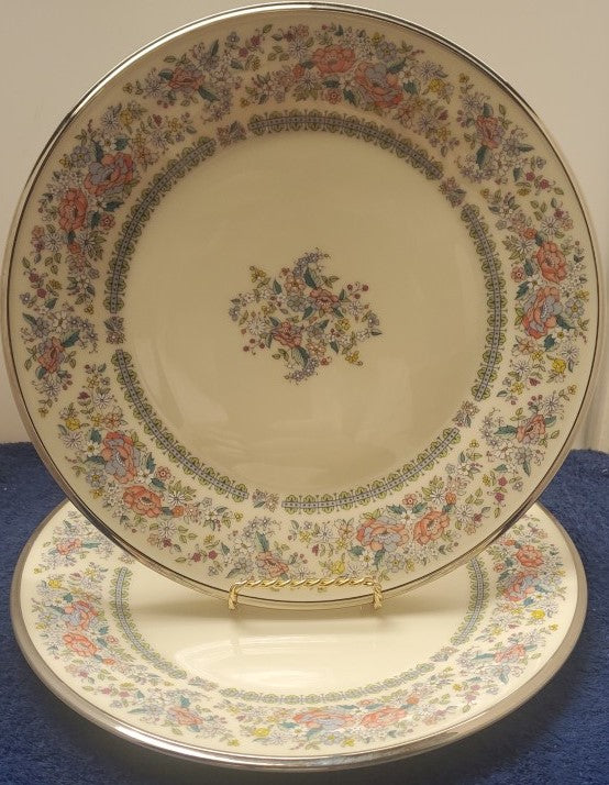 Set of 2 Lenox Ascot Dinner Plates LK