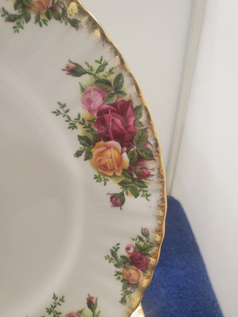 Set of 7 Royal Albert Old Country Roses Salad Plates LK