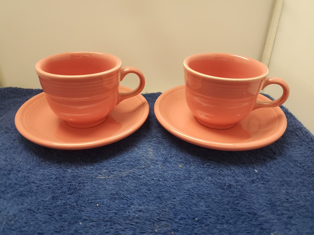 Homer Laughlin Fiesta Flamingo Lot of 5 Pieces
