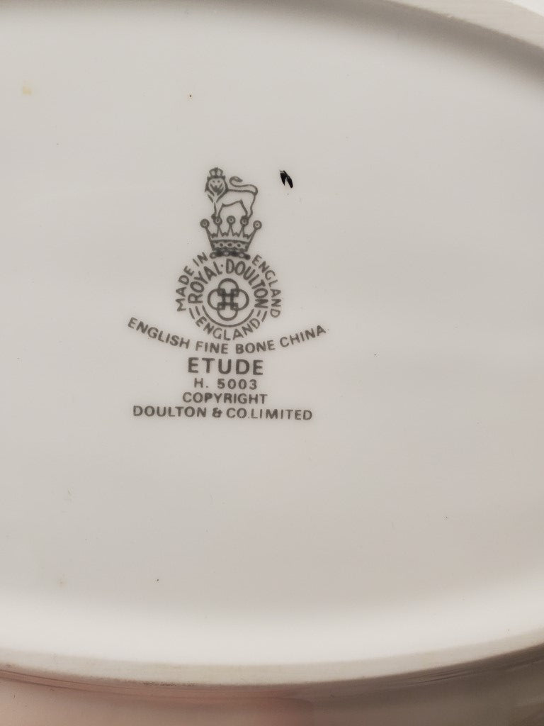 Royal Doulton Etude Gravy Boat and Underplate LK