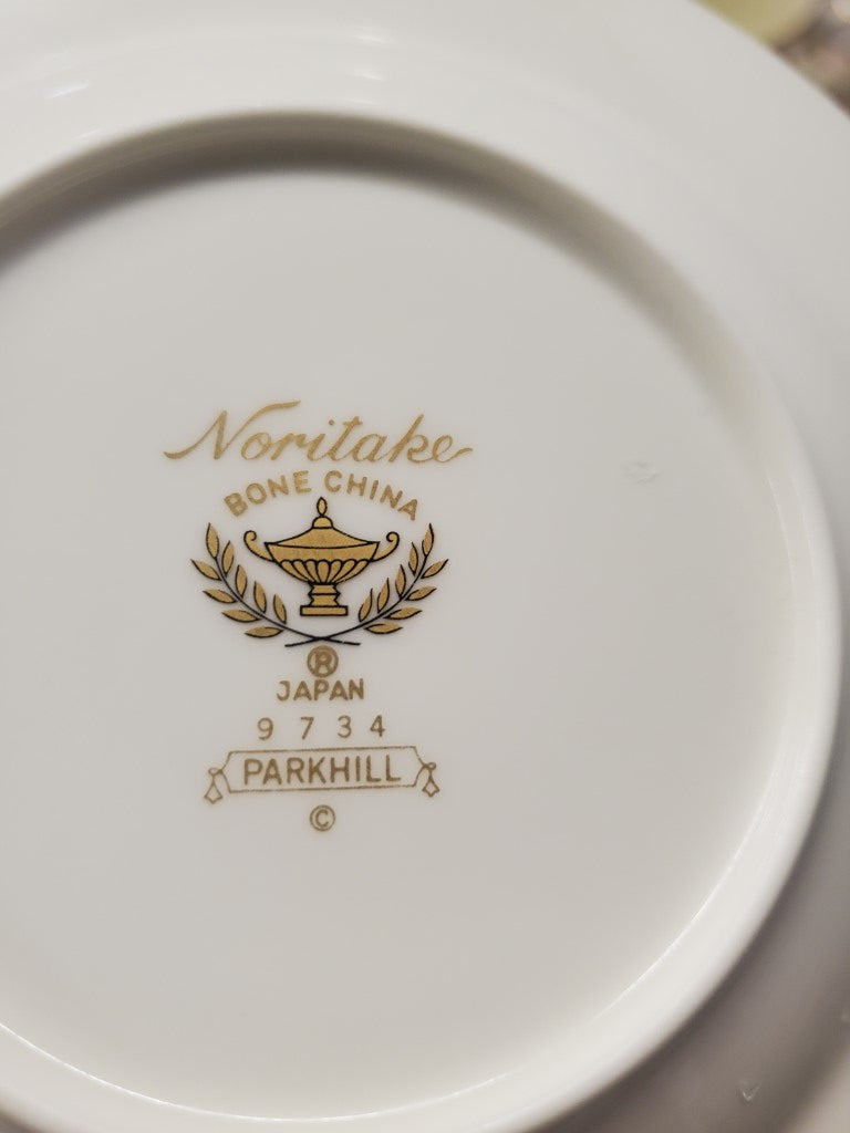Set of 7 Noritake Parkhill Cup & Saucer Sets LK