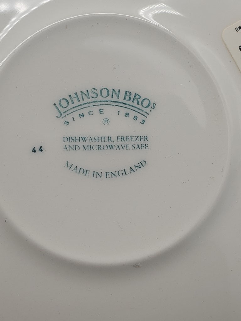 Set of 2 Johnson Brothers Old Britain Castles Blue (England) Cup & Saucer Sets LK