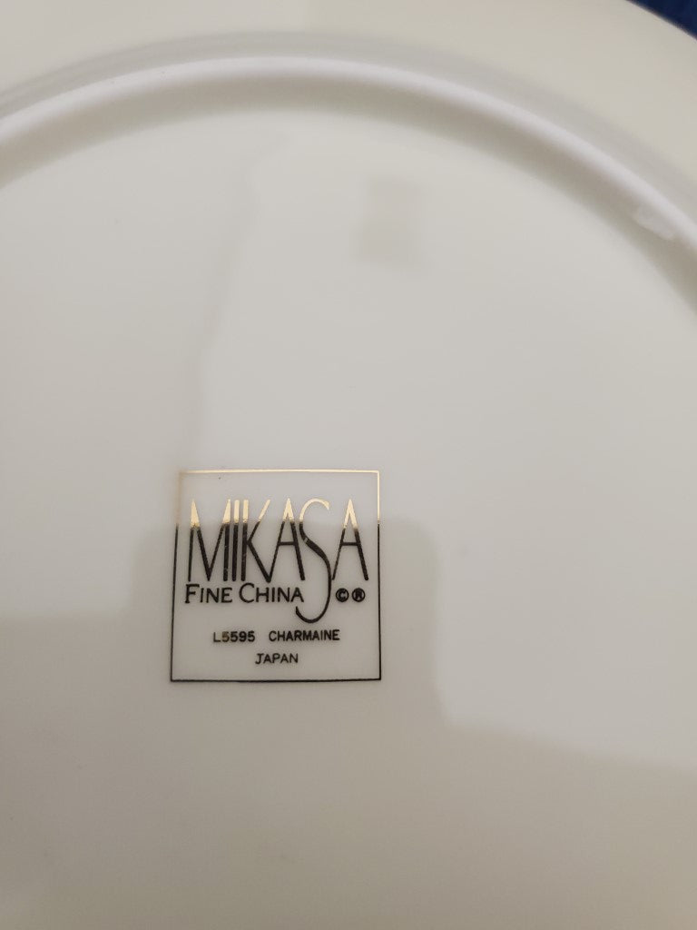 Set of 7 Mikasa Charmaine Salad Plates LK