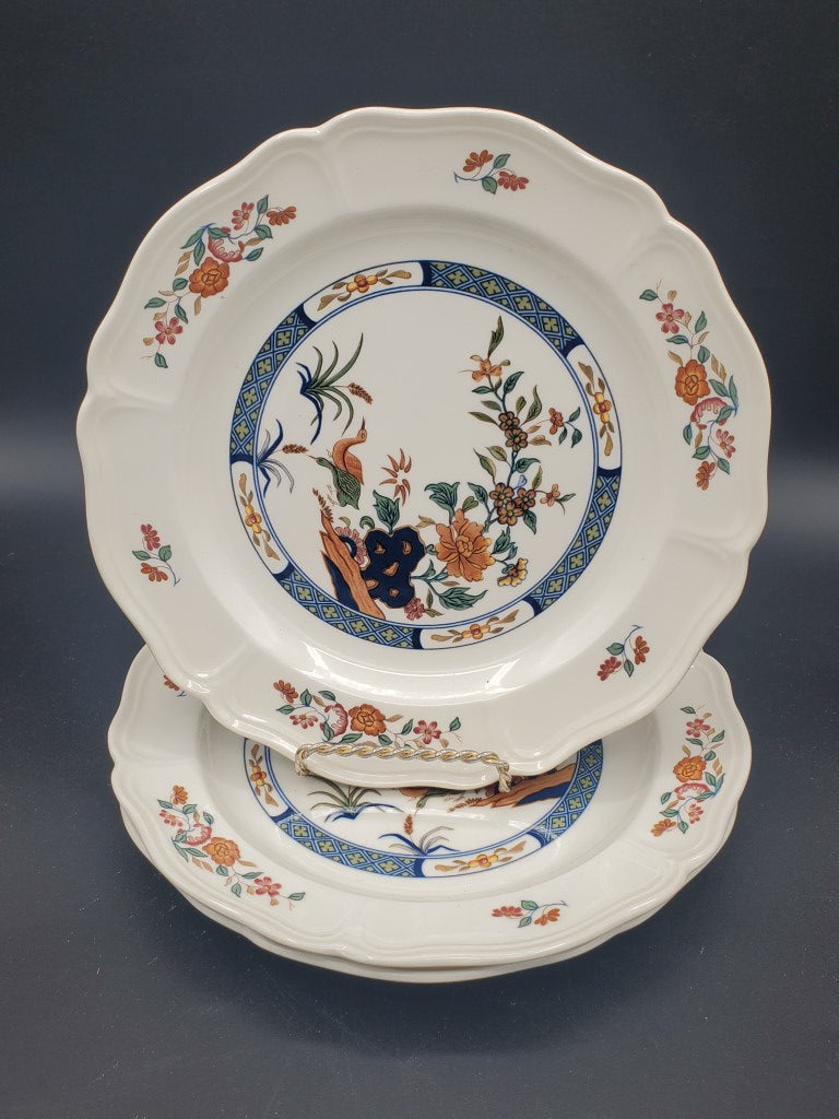Set of 3 Wedgwood Chinese Teal Bread & Butter Plates LK
