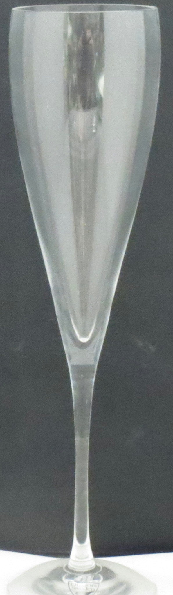 Set of 3 Orrefors Vintage-Clear Fluted Champagne Glasses –