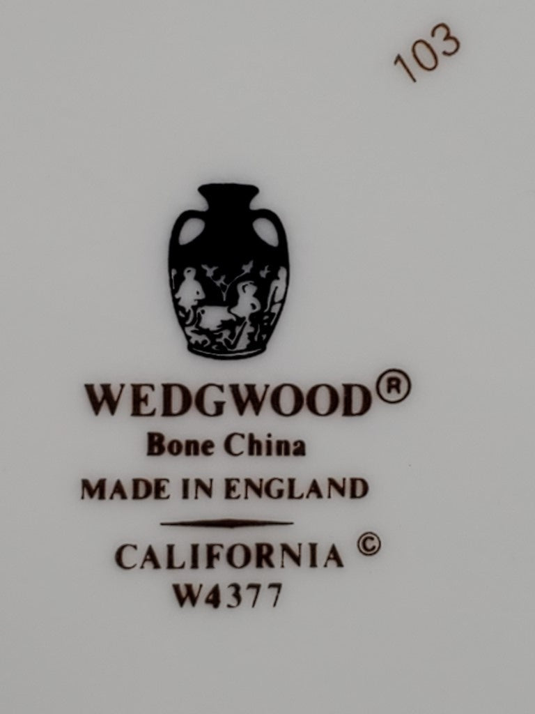 Set of 7 Wedgwood California Dinner Plates LK