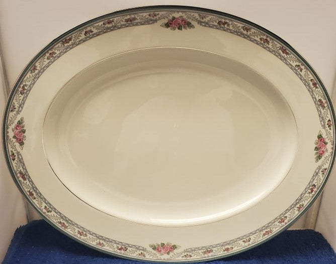 Lenox Country Romance Oval Serving Platter LK