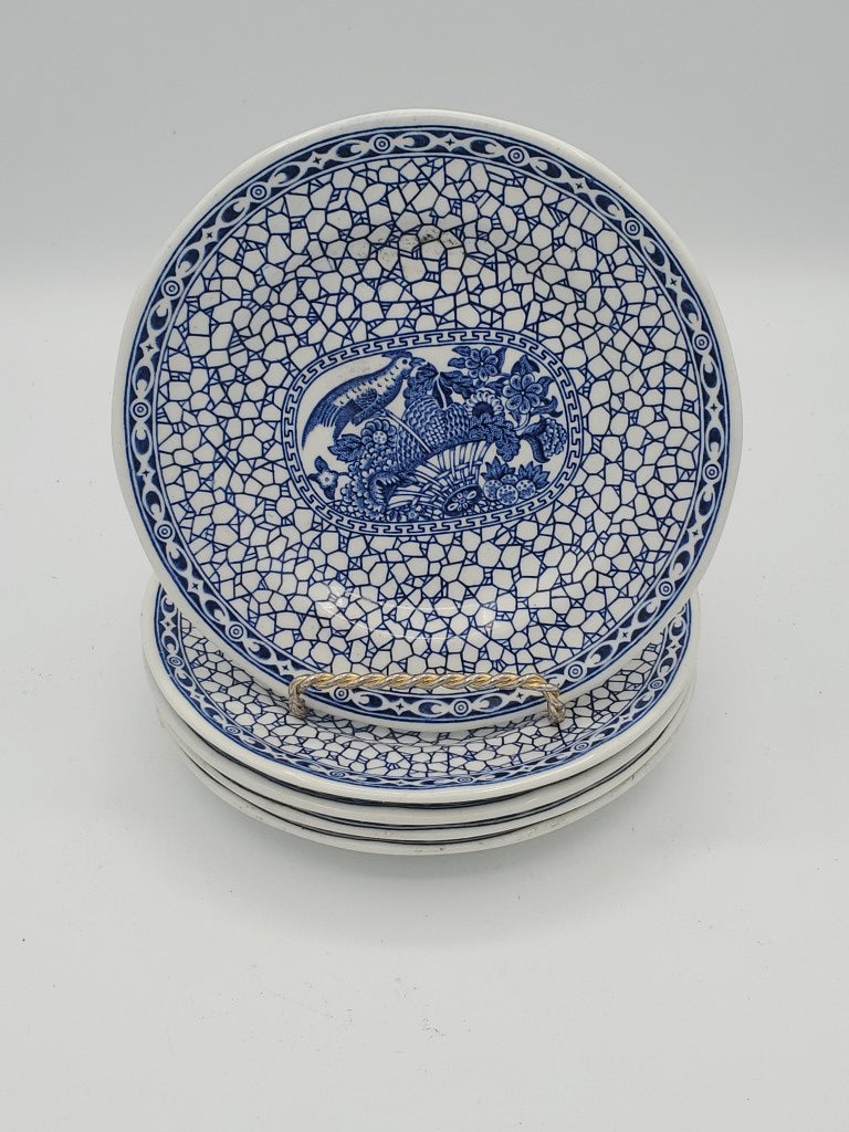 Set of 5 Adams Chinese Bird Bread & Butter Plates LK