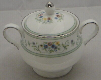 Wedgwood Agincourt Green Sugar Bowl With Lid
