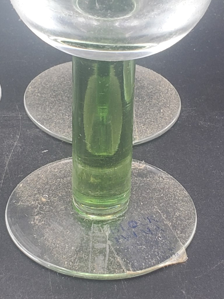 Set of 4 Block Floral Water Goblets LK