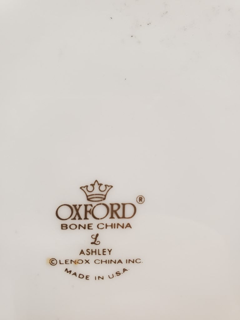 Set of 8 Oxford Ashley Dinner Plates LK