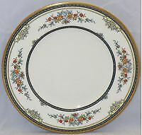 Set of 4 Minton Stanwood (Gold Trim) Bread & Butter Plates