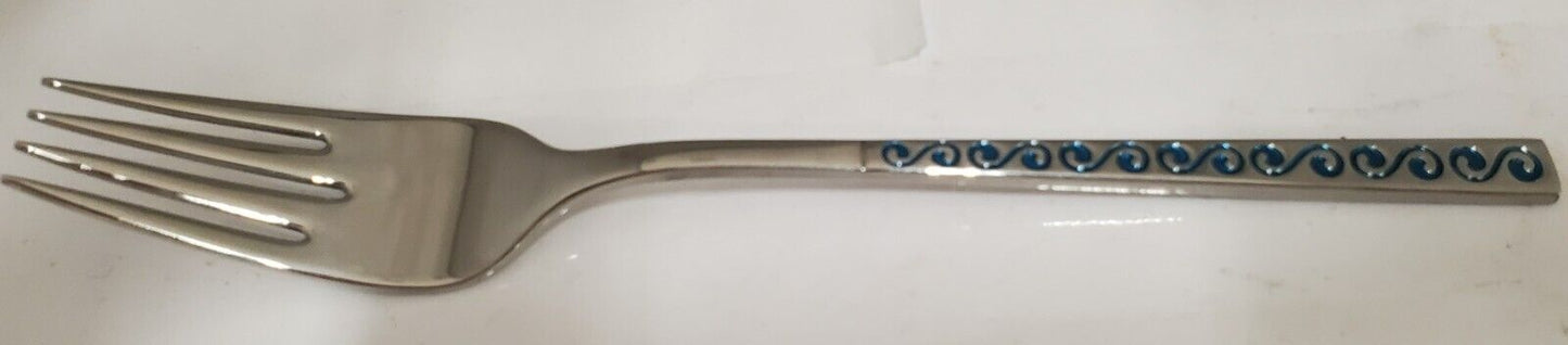 Set of 4 International Silver Harmonique Salad Forks