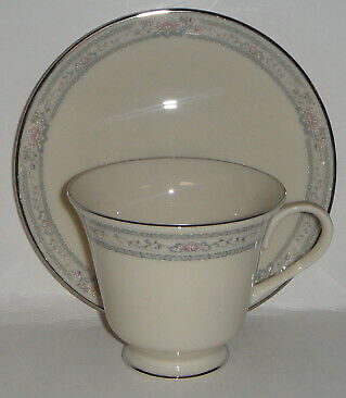 Set of 5 Lenox Charleston Cup & Saucer Sets (Footed)