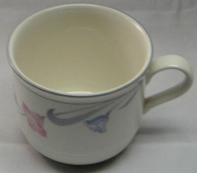 Set of 4 Lenox Glories On Grey Tea Cup