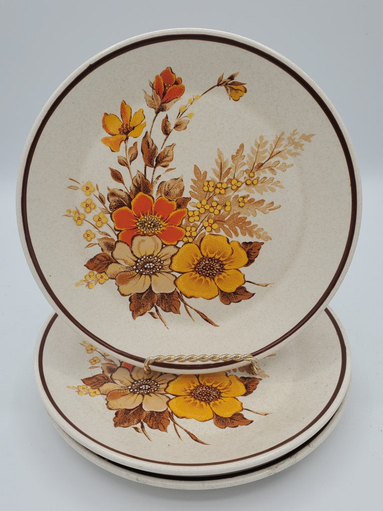 Set of 3 Lenox Fall Blossoms Salad Plates LK