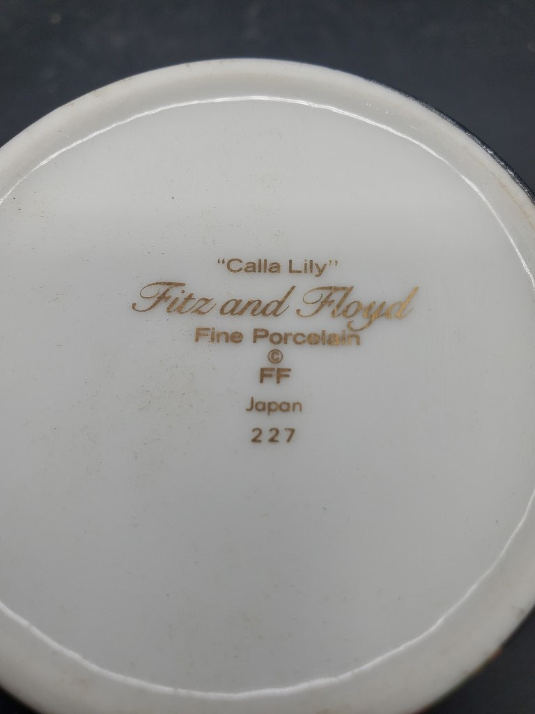 Fitz & Floyd Assorted Lot of Four Decorative Mugs LK