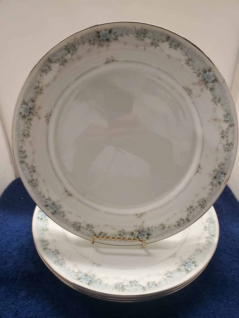 Set of 4 Noritake Brookfield Dinner Plates LK