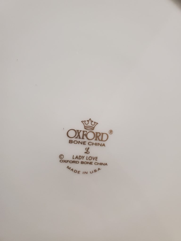 Set of 2 Oxford Lady Love Dinner Plates LK