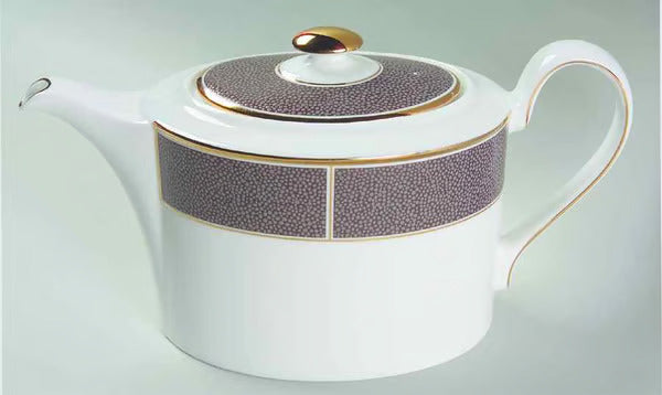 Wedgwood Shagreen Cocoa Teapot
