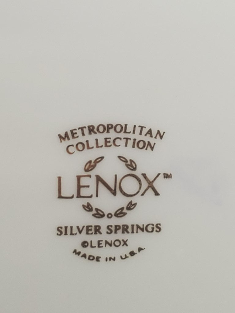 Lenox Silver Springs 16" Oval Serving Platter