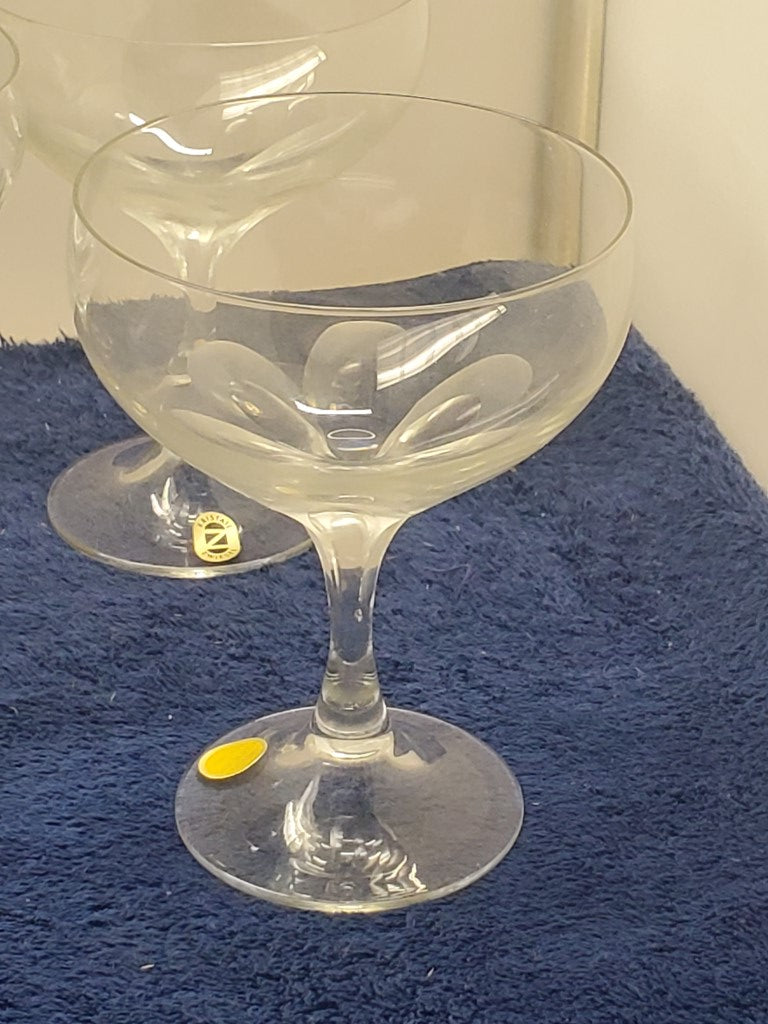 Set of 5 Schott-Zwiesel Laura Champagne/Sherbet Glasses LK