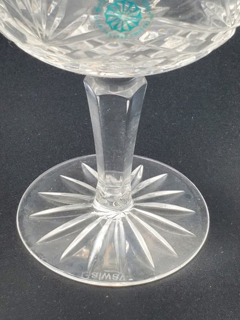 Set of 4 Galway Ashford (Cut Base) Champagne/Tall Sherbets LK