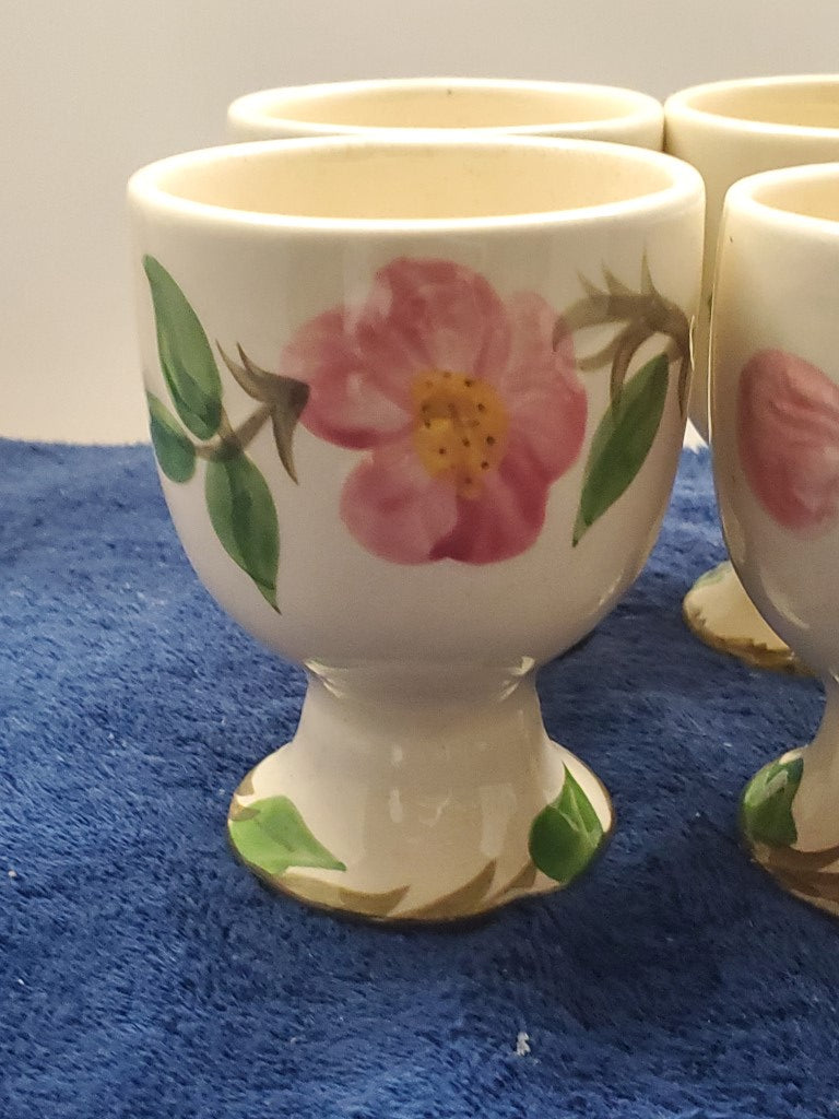 Set of 4 Franciscan Desert Rose Single Egg Cups LK