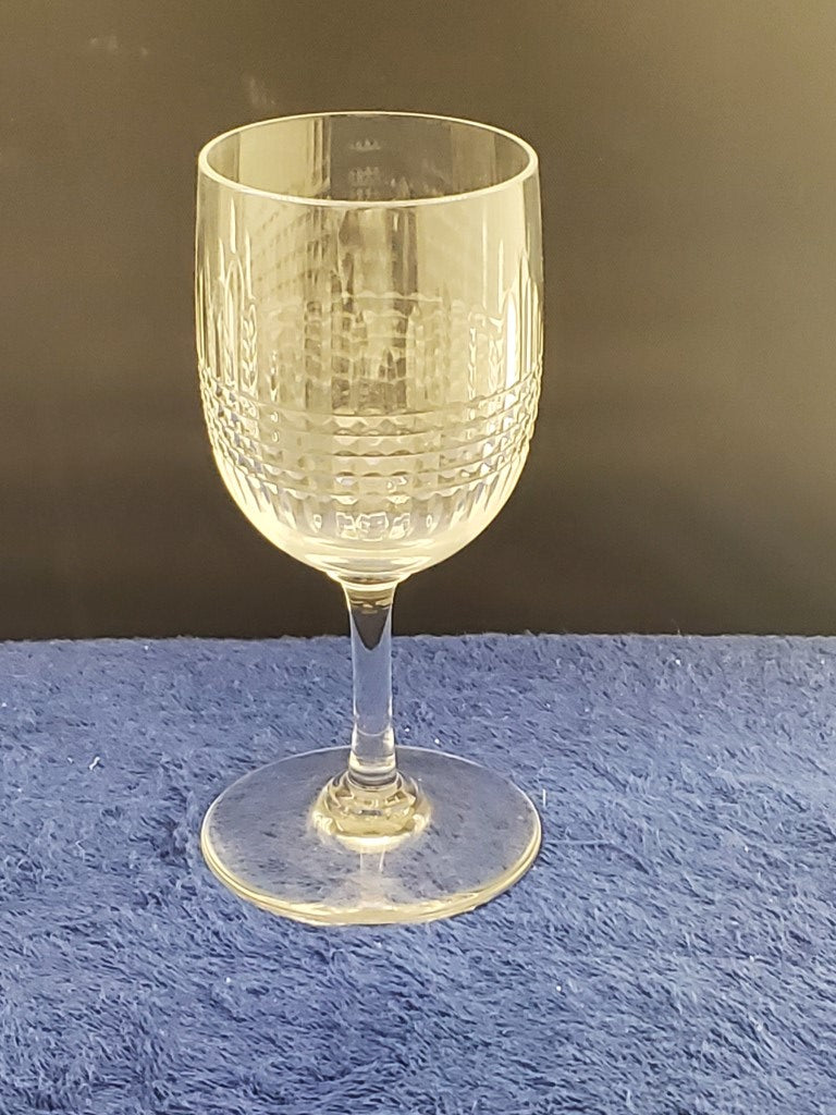 Set of 5 Baccarat Nancy Claret Wines