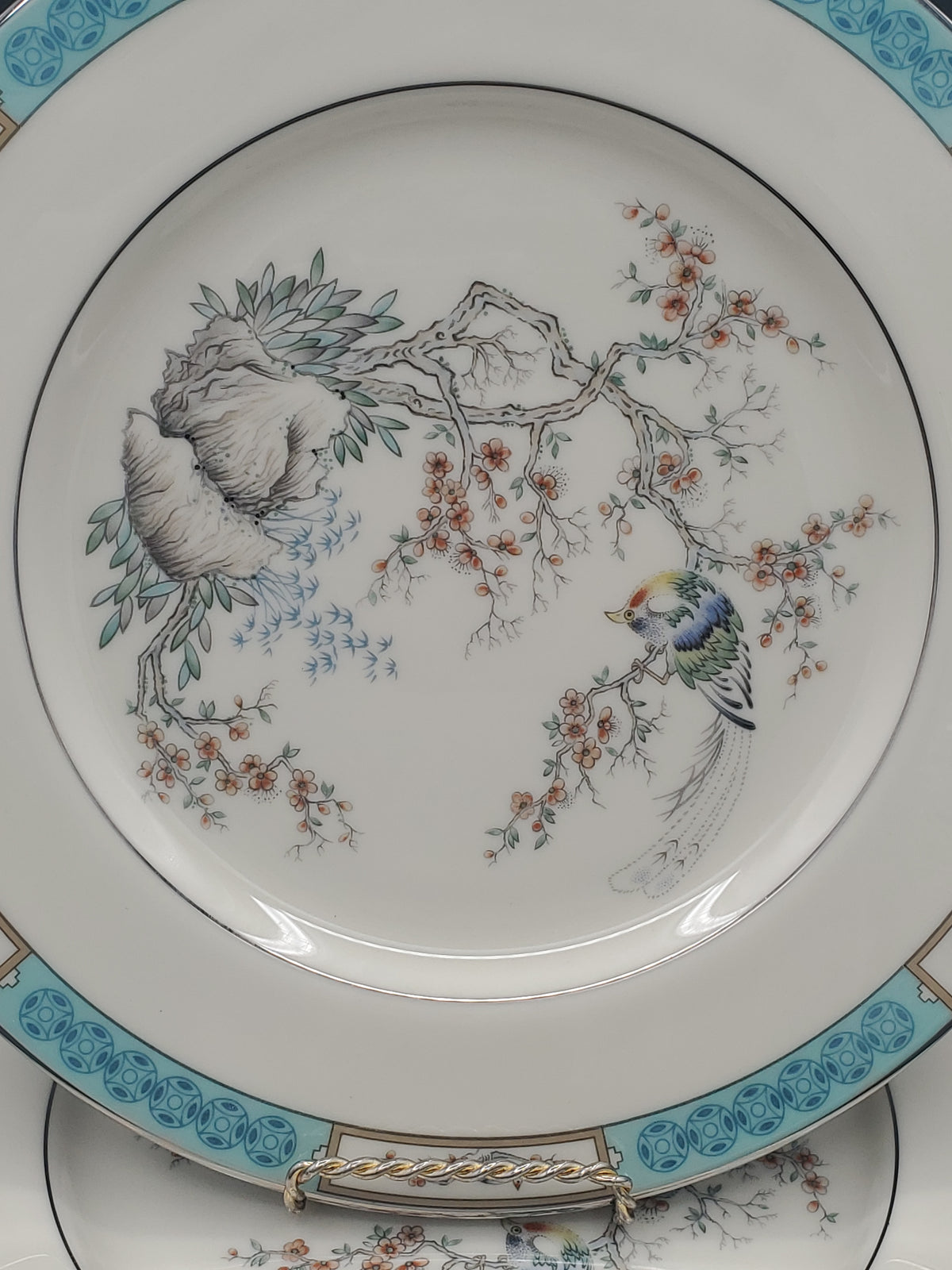 Set of 3 Lenox Plum Blossoms Salad Plates LK