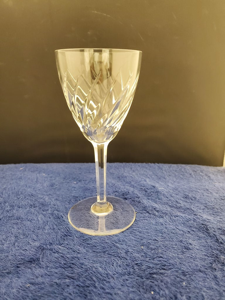 Set of 5 Val St. Lambert Gevaert Arlene Wine Goblets