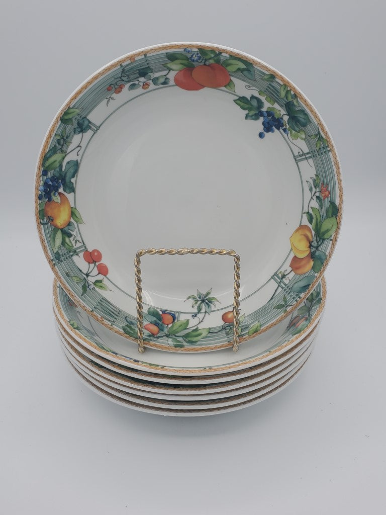 Set of 7 Wedgwood Eden Coupe Soup Bowls LK