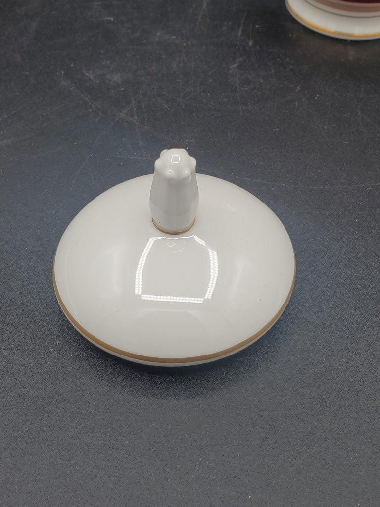 Noritake Ivory & Sienna Sugar Bowl Cover Only LK